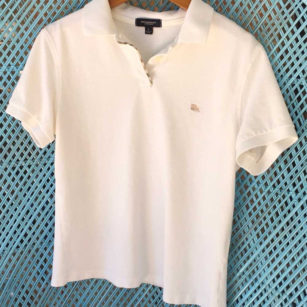 Burberry Nova Check Trim Polo 👚 Shirt